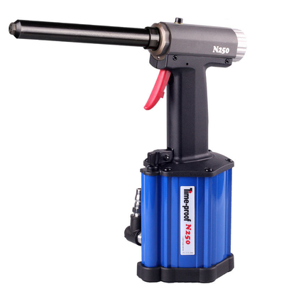 Mũi dài hơn Súng bắn đinh tán bằng khí nén Công cụ tán đinh không khí đột quỵ 19mm